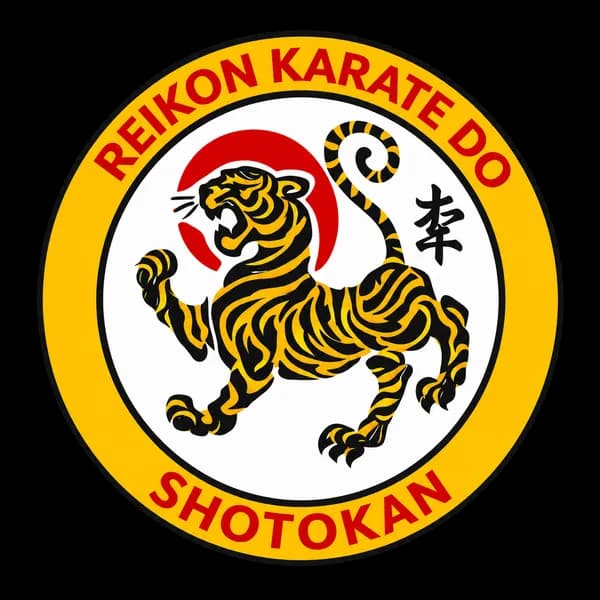 Emblema del tigre Shotokan de Reikon Karate Do